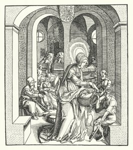 Santa Eduviges de Silesia, duquesa de Polonia de German School