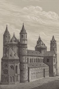 Catedral de San Pedro, la catedral en Worms, Alemania de German School