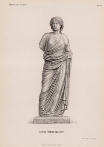 Estatua del período romano de Olimpia, Grecia de German School