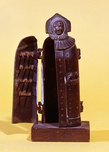 Estatuilla de la Virgen Negra de Núremberg, reducción de una estatua del siglo XV, utilizada para torturar a las brujas de German School