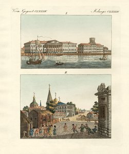 Objetos extraños de Rusia (grabado coloreado)