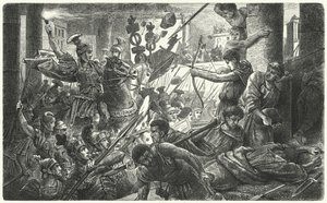 Sila entra en Roma con su ejército, 88 a.C. de German School