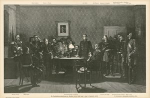 Negociaciones de rendición en Donchery, Francia, 1-2 de septiembre de 1870