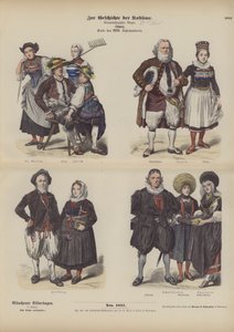 Traje suizo, finales del siglo XVIII de German School