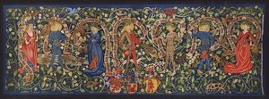 Tapiz de hadas, Basilea, c.1490 (litografía en color)