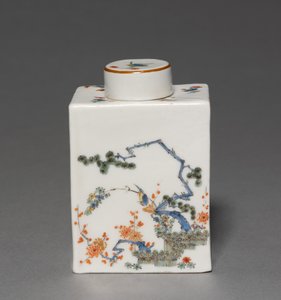 Caja de Té, fabricante Fábrica de Porcelana de Meissen, Alemania, c.1735 de German School