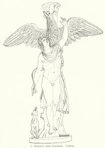 El rapto de Ganímedes, después de una escultura del escultor griego antiguo Leochares de German School