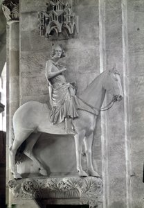 El jinete de Bamberg, 1230-35 de German School