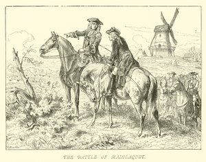 La batalla de Malplaquet de German School
