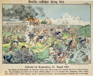 La Batalla de Tannenberg, 24 de agosto de 1914