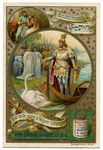 Los personajes de Lohengrin de German School