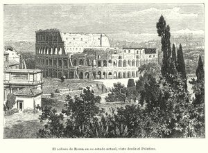 El Coliseo, Roma, visto desde la Colina Palatina de German School