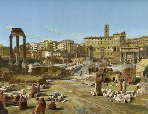 El Foro, Roma (cromolito)