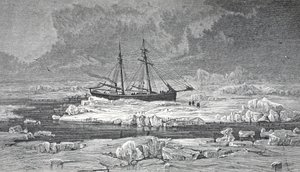 El Germania en el hielo, pub. Londres 1874 de German School