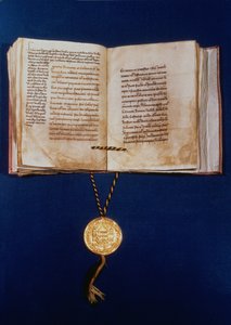 La Bula de Oro de Carlos IV, Emperador del Sacro Imperio Romano, 1400 de German School