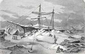 El Hansa en apuros, pub. Londres 1874 de German School