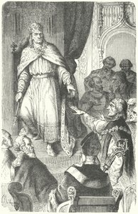 El emperador del Sacro Imperio Romano Germánico Carlos IV emite la Bula de Oro de 1356 de German School
