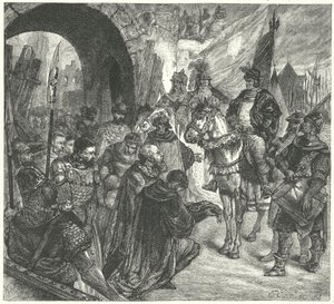 El General Husita Prokop el Grande ante Naumburg de German School