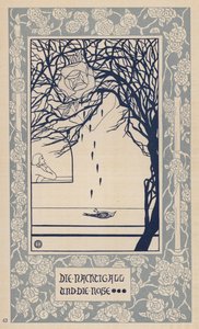 El ruiseñor y la rosa (litografía)