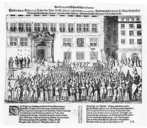 La paz de Núremberg, 25 de septiembre de 1649 de German School