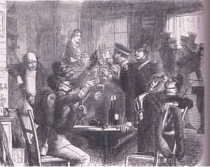Los prusianos en Versalles, Historia de la guerra entre Francia y Alemania de Cassell, publicada por Cassell and Company Limited, c.1890