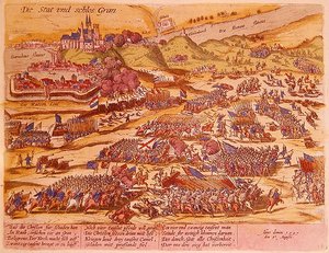 El asedio de Esztergom en 1595