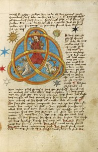 La Trinidad, c.1464 (acuarela y tinta) de German School