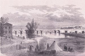 La defensa de París - destrucción del puente Jonville-sur-Marne de German School
