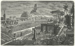 La caída de Babilonia ante los persas, 540 a.C. de German School