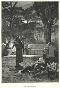 El improvisador (grabado) de German School