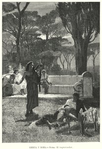 El improvisador, antiguo animador romano