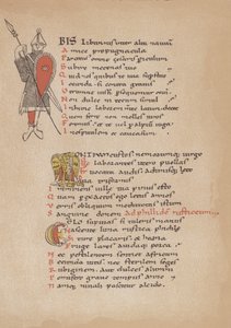 La poesía de Horacio en un manuscrito francés del siglo XII de German School