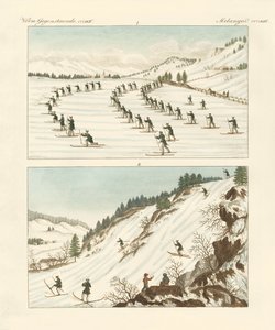 El regimiento de patinadores en Noruega de German School