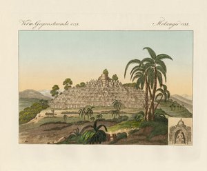 El templo de Buda de Borobudur en Java de German School