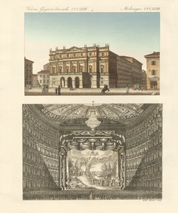 El teatro Della Scala en Milán