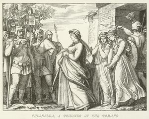 Thusnelda, prisionera de los romanos