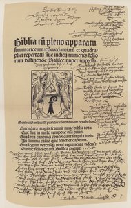 Página de título de la biblia de Martín Lutero