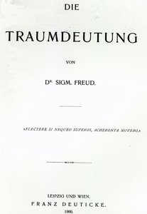 Portada de La interpretación de los sueños de Sigmund Freud, publicada en 1899 de German School