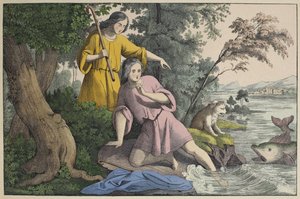 Tobías y el Arcángel Rafael, ilustración de L