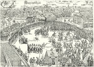 Torneo en Zwickau, agosto de 1573 de German School