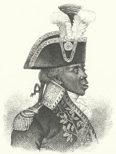Toussaint Louverture, líder de la Revolución Haitiana (grabado) de German School