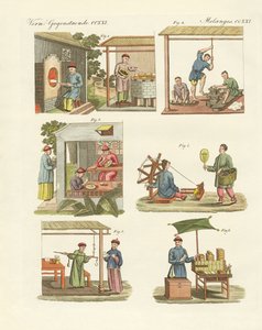 Comercios, artes y trabajos manuales en China de German School