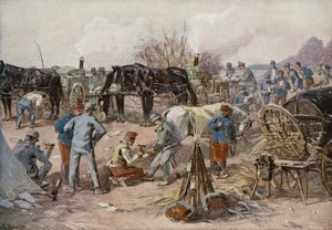 Campo de entrenamiento cerca de Lemberg de German School