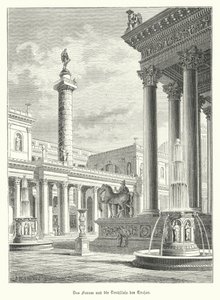 Columna y Foro de Trajano, Roma de German School