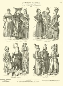Trajes turcos, siglo XVII y primera mitad del siglo XVIII de German School