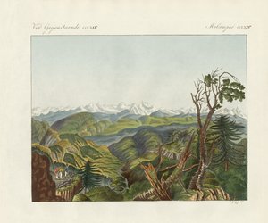 Dos vistas del Himalaya de German School
