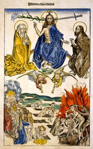 Ultima etas Mundi (El Juicio Final) del Liber Chronicarum de Hartmann Schedel, 1493 de German School