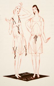 Ropa interior de Styl, pub.1922 (pochoir print)