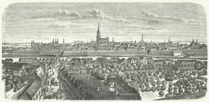 Viena a mediados del siglo XVII (grabado) de German School