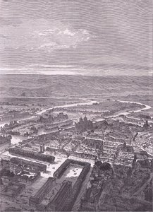 Vista de Metz, Cassells History of the War between France and Germany publicado por Cassell and Company Limited, c.1890 de German School